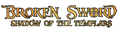 Broken Sword The Shadow of the Templars title screen for Nintendo DS